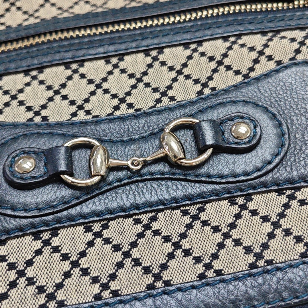 Canvas Top Handle Bag Brown