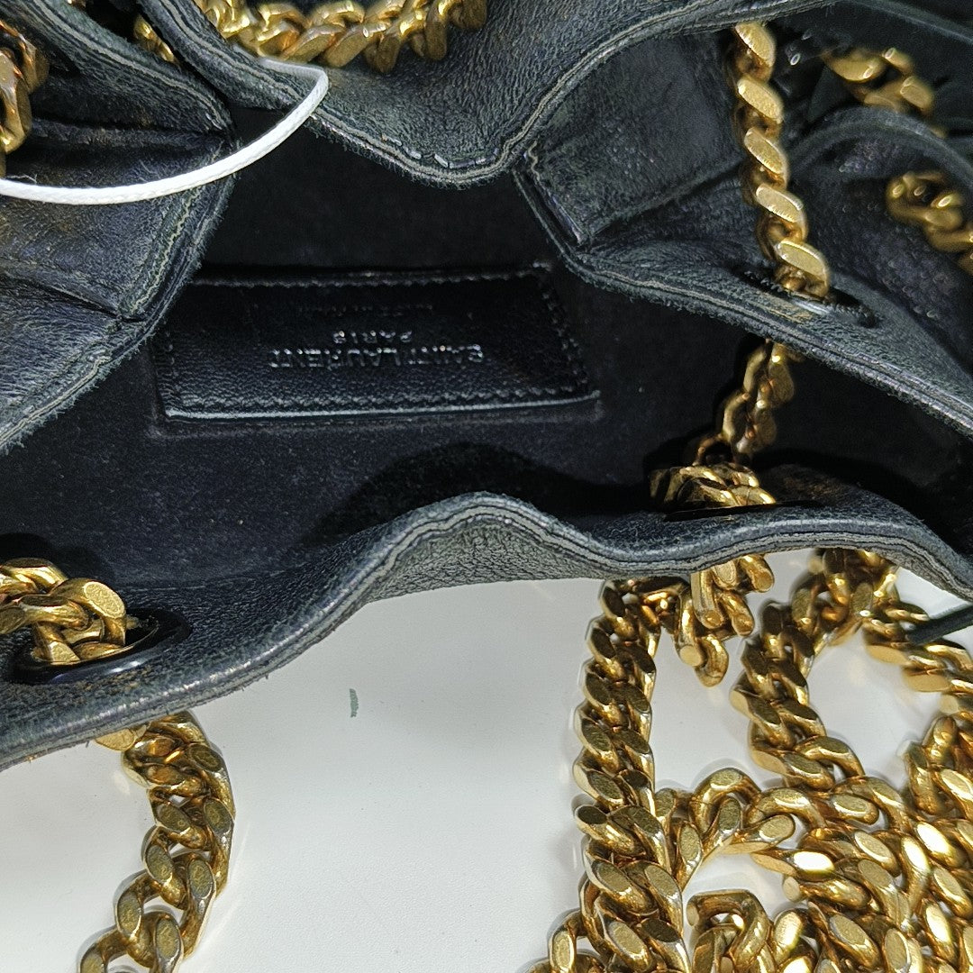 Calfskin Shoulder Bag Black