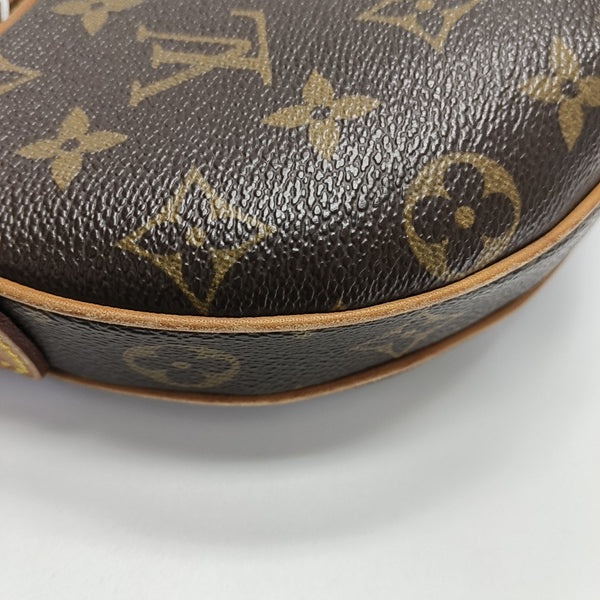 CROISSANT PM Monogram Coated Canvas Brown