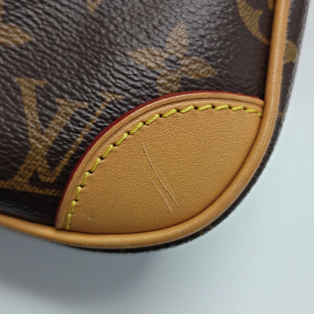 DIANE Monogram Coated Canvas Brown