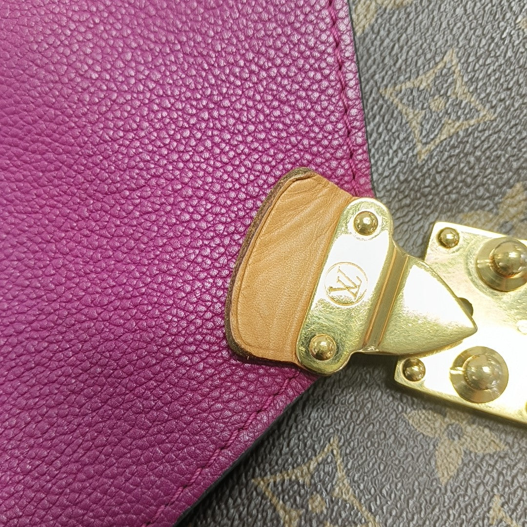 PALLAS BB Monogram Coated Canvas Brown