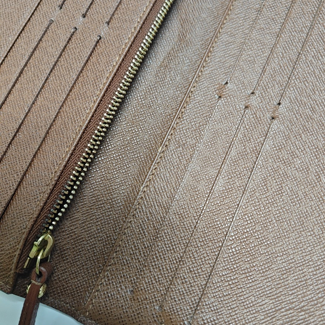 INSOLITE Monogram Coated Canvas Brown Wallet