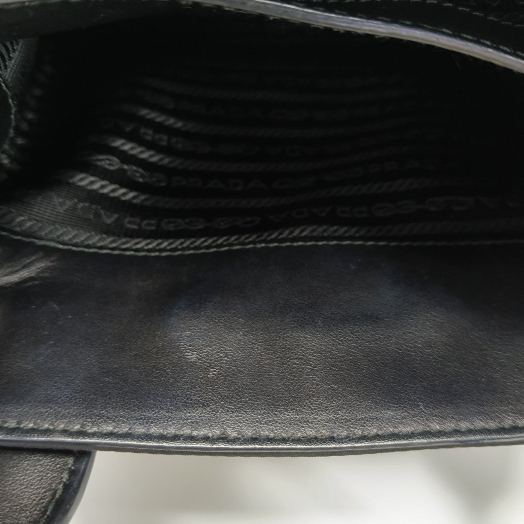 Nylon Shoulder Bag Black