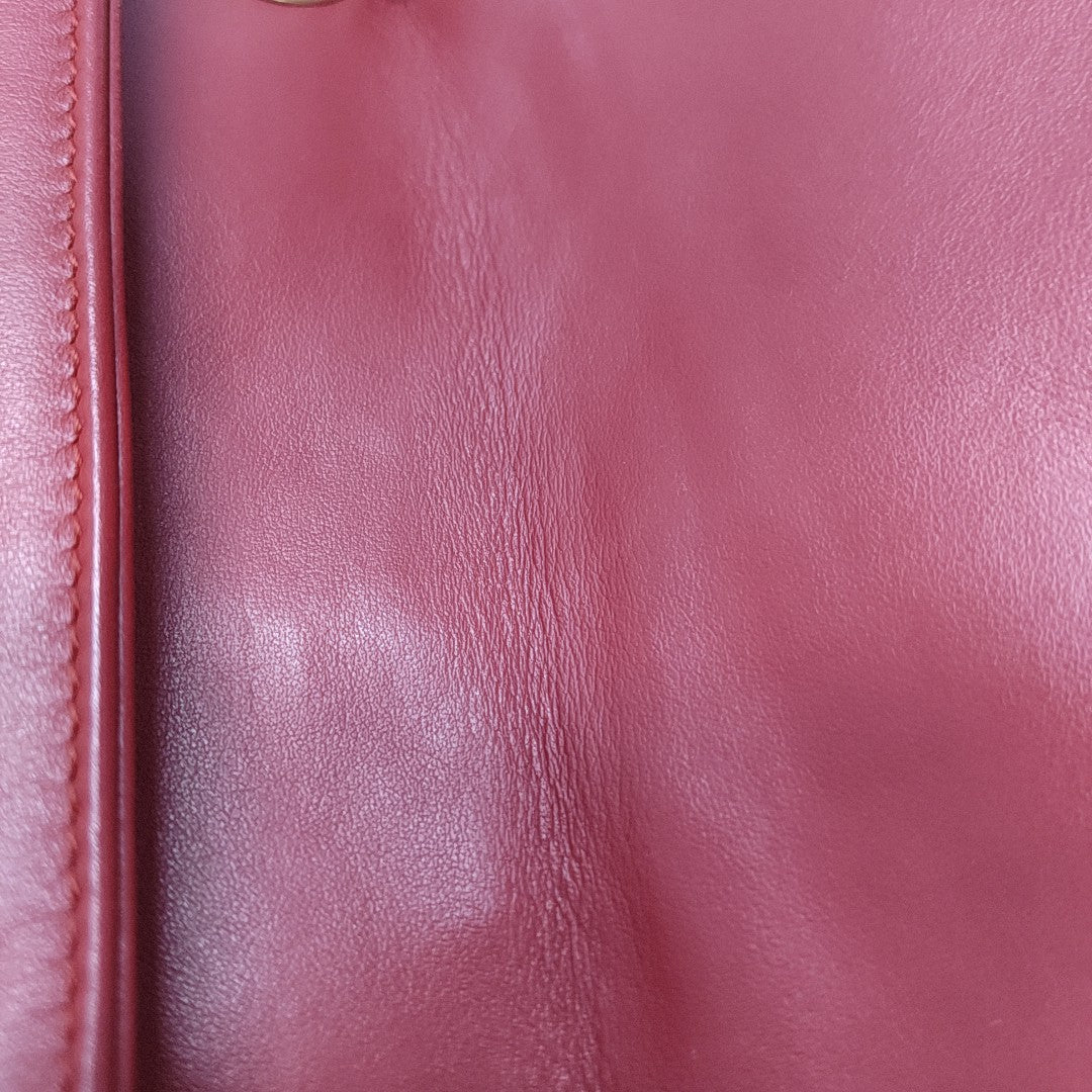 GG Marmont Medium Quilted Calfskin Red
