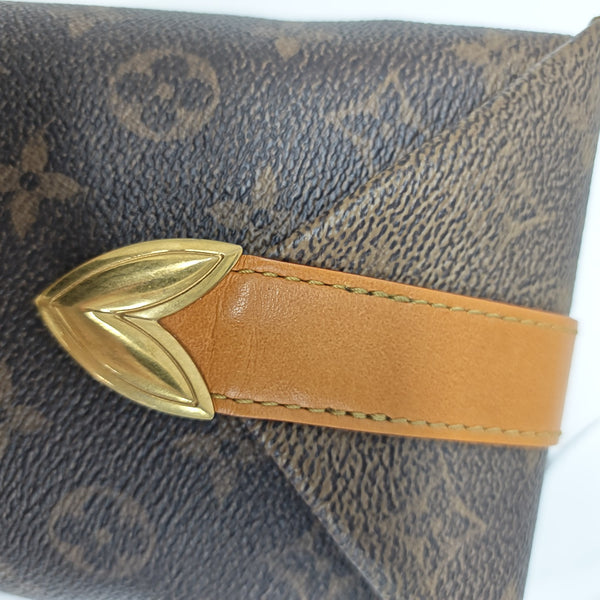 ENVELOPE Monogram Coated Canvas Brown