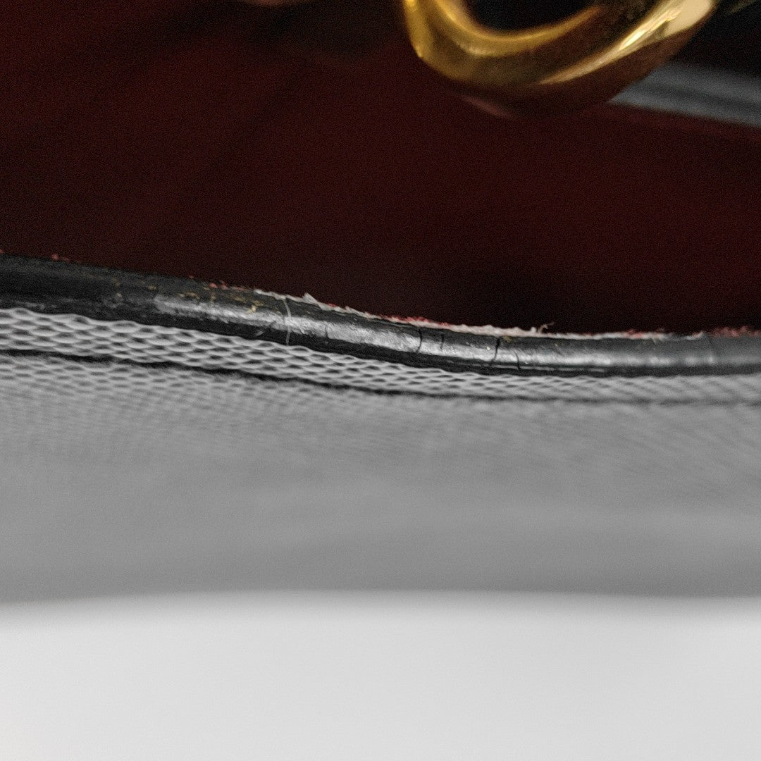 Panier Saffiano Calfskin Black