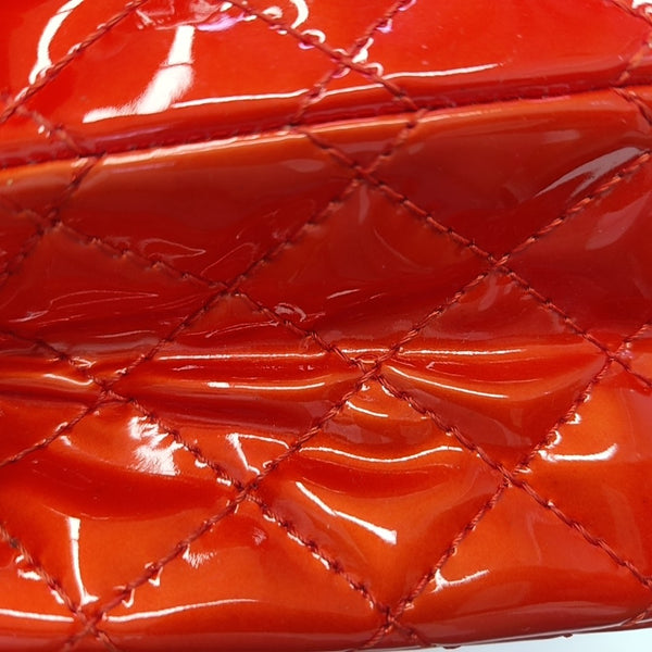 2.55 225 (small) Quilted Patent Leather Red