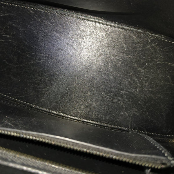 Hourglass S Calfskin Black