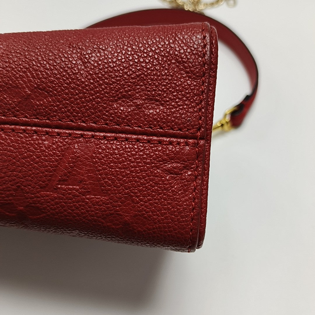 SAINT SULPICE Calfskin Red