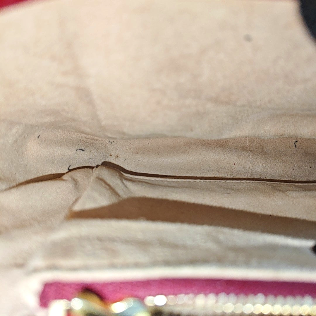 Horsebit 1955 Small Monogram Coated Canvas Beige