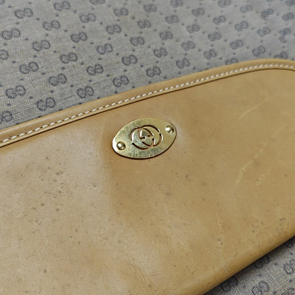 Monogram Coated Canvas Tote Bag Beige