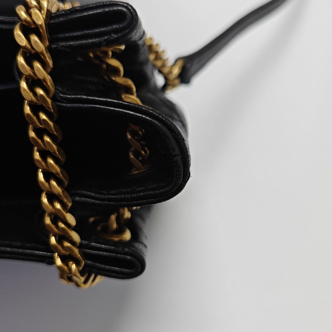 NOLITA Mini Quilted Lambskin Black
