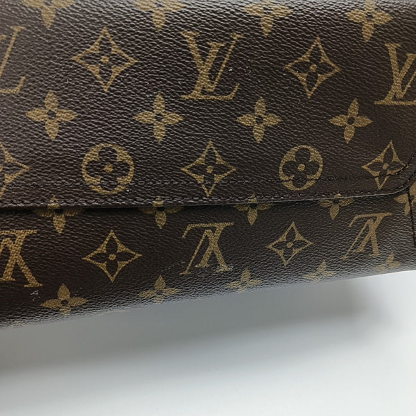 ATLANTIS Monogram Coated Canvas Brown