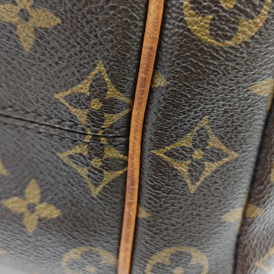 TOTALLY MM Monogram Coated Canvas Brown