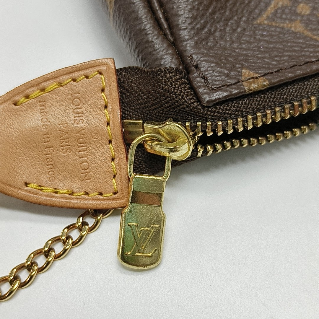 ACCESSOIRES Mini Monogram Coated Canvas Brown