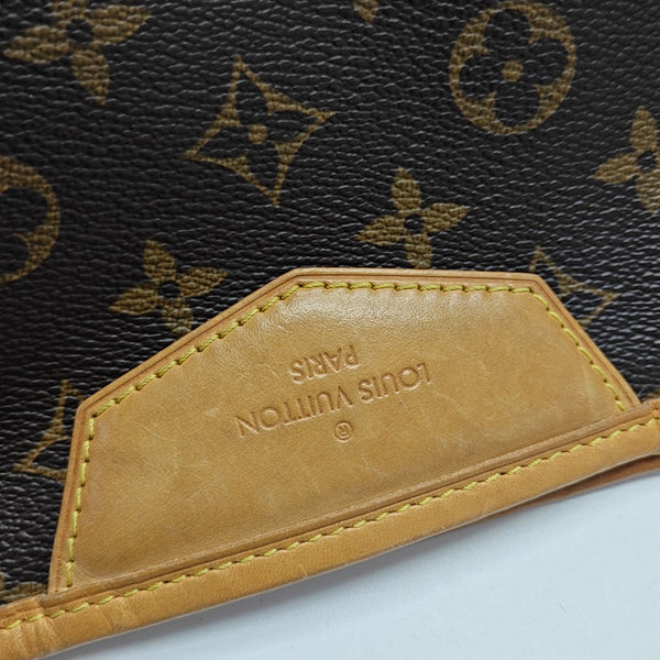 ESTRELA MM Monogram Coated Canvas Brown