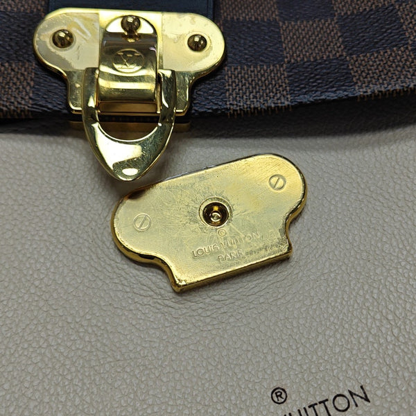 VAVIN PM Damier Ebene Coated Canvas Brown
