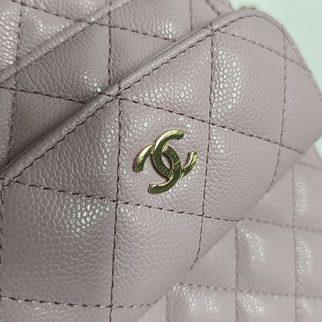DUMA Quilted Calfskin Pink