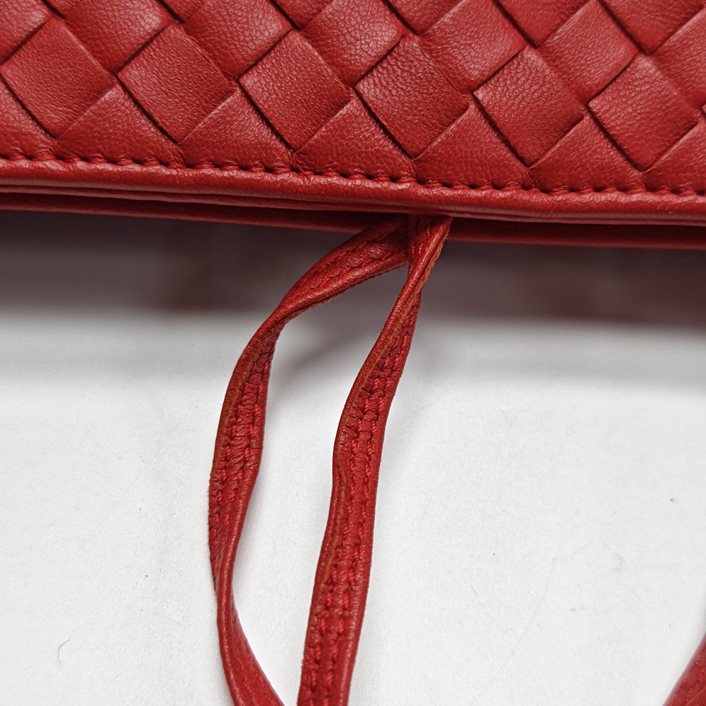 Lambskin Tote Bag Red