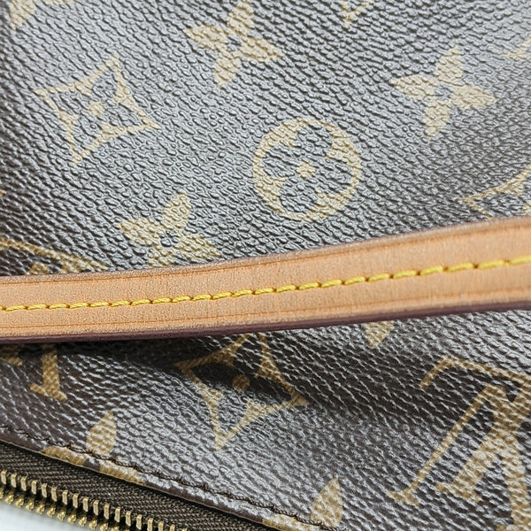 ACCESSOIRES GM Monogram Coated Canvas Brown