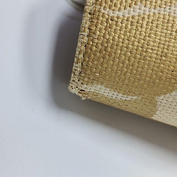 Straw Tote Bag Yellow