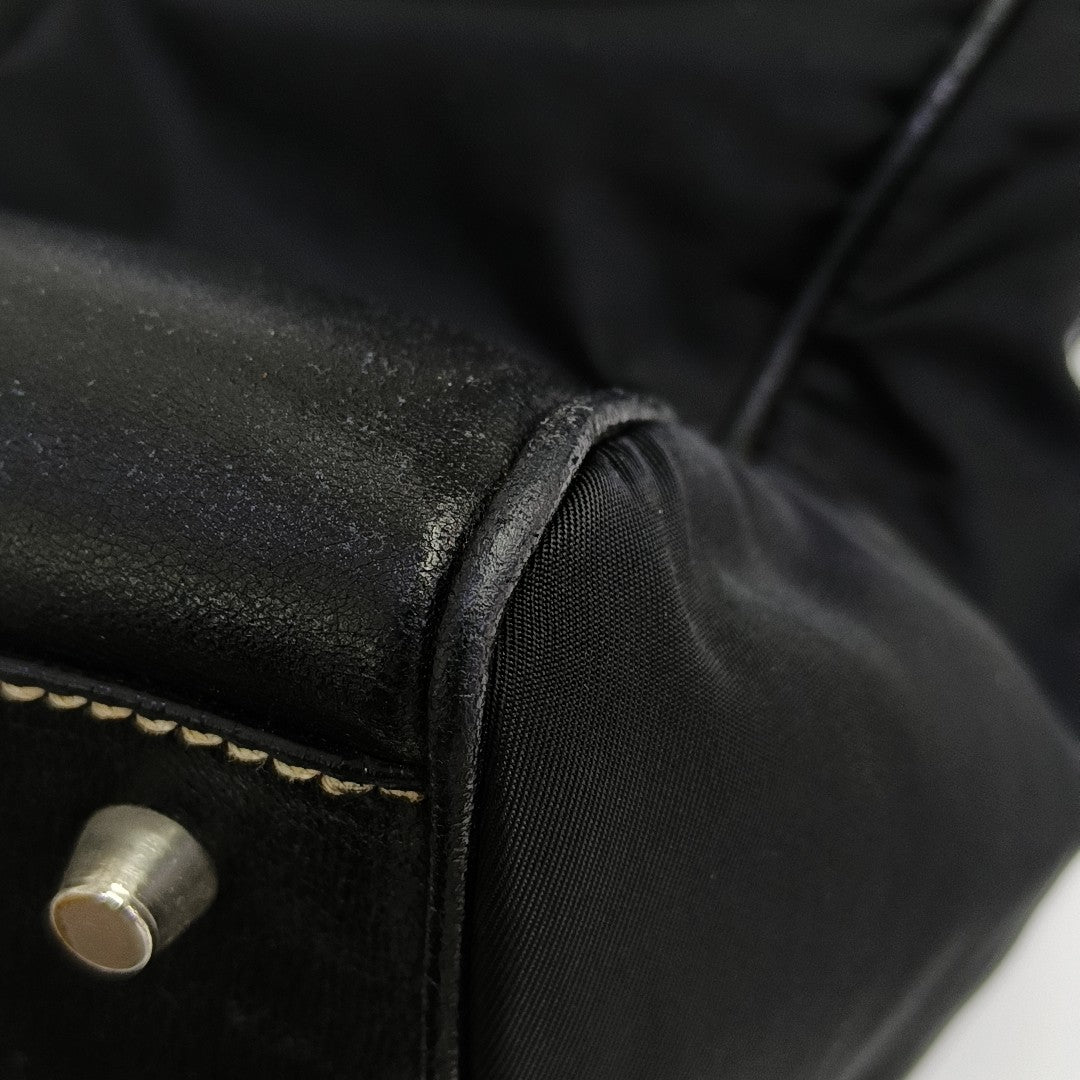 Nylon Tote Bag Black