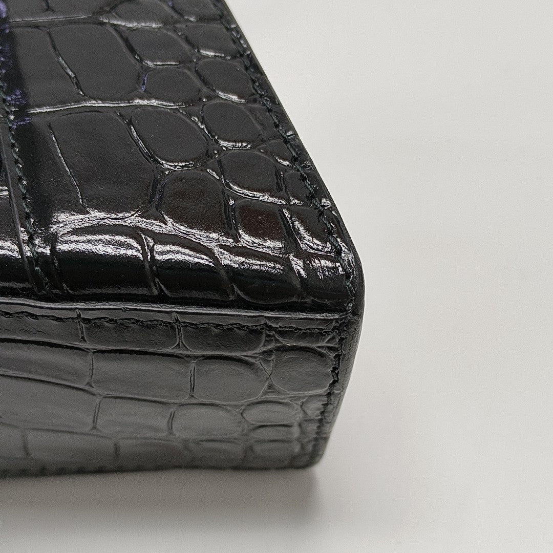 Hourglass Small Calfskin Black