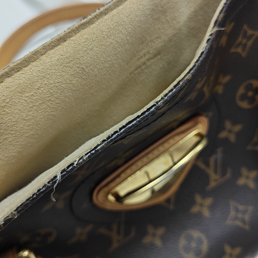 BEVERLY Monogram Coated Canvas Brown