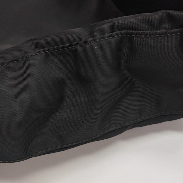 Nylon Top Handle Bag Black