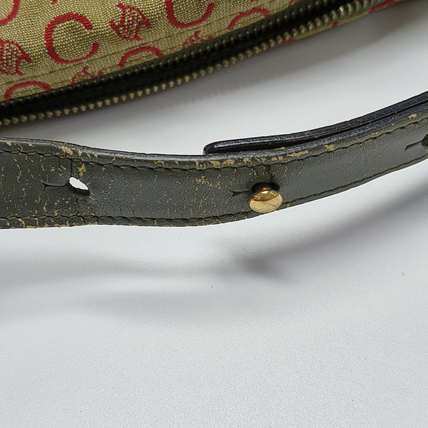 Canvas Top Handle Bag Brown