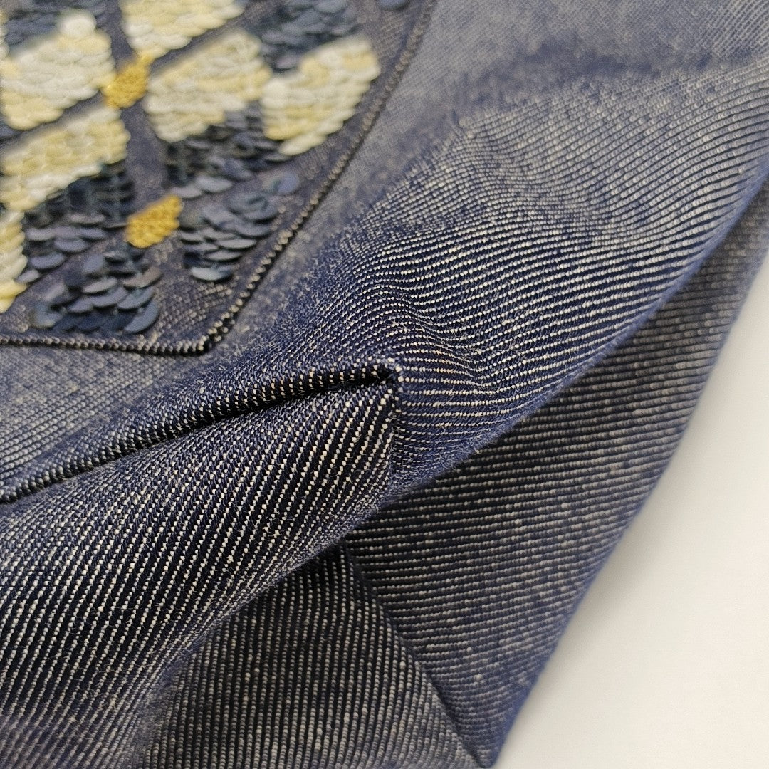 Denim Tote Bag Blue