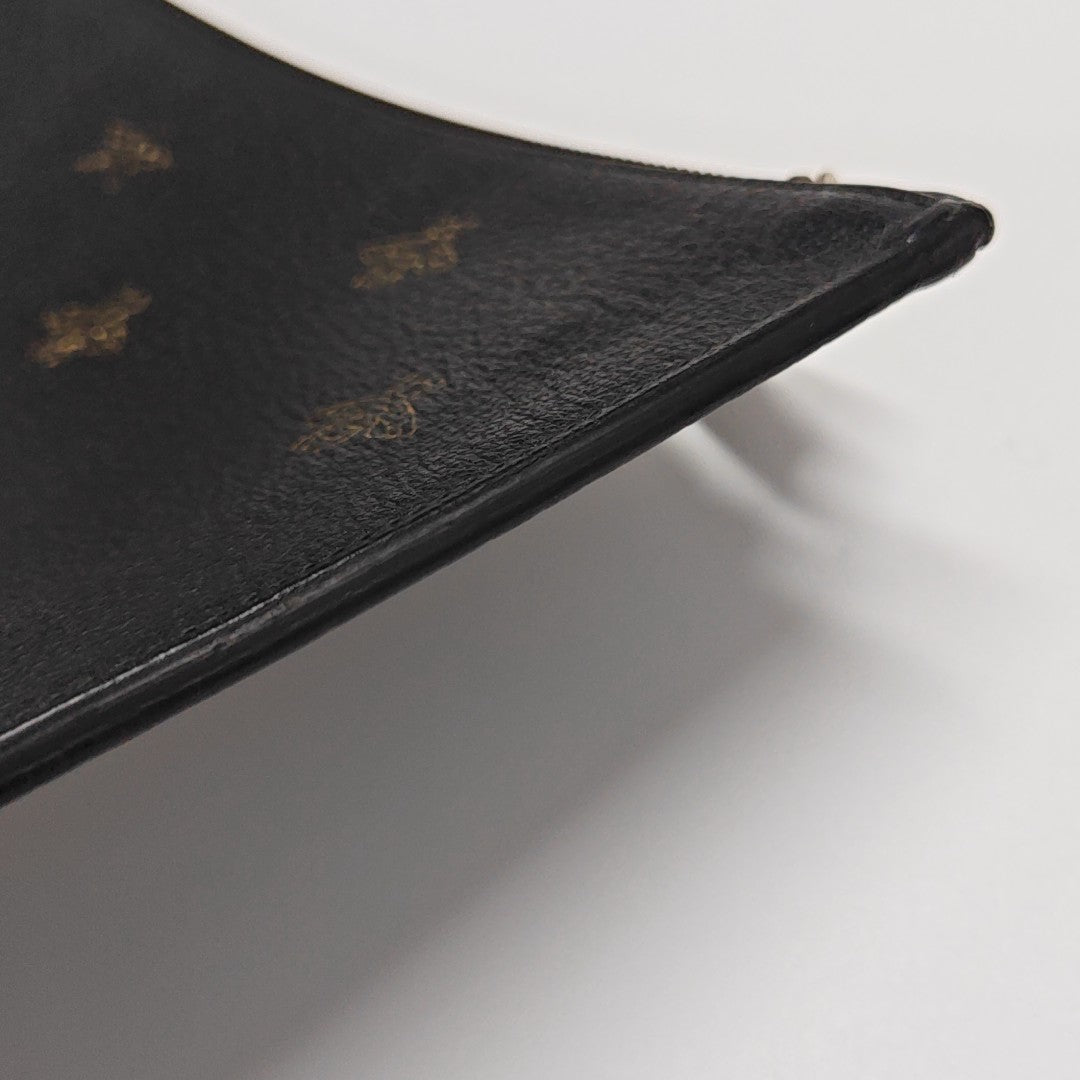 Bee Web Calfskin Black