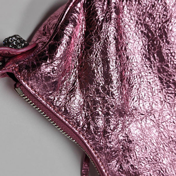 Le Cagole Mini Lambskin Pink