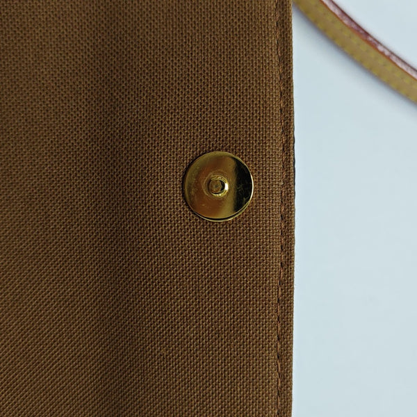 IVY Monogram Coated Canvas Brown