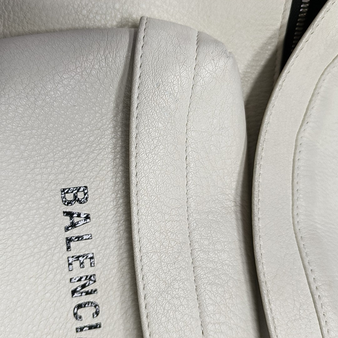 Calfskin Belt Bag White