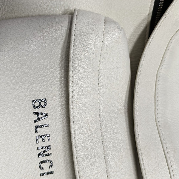 Calfskin Belt Bag White