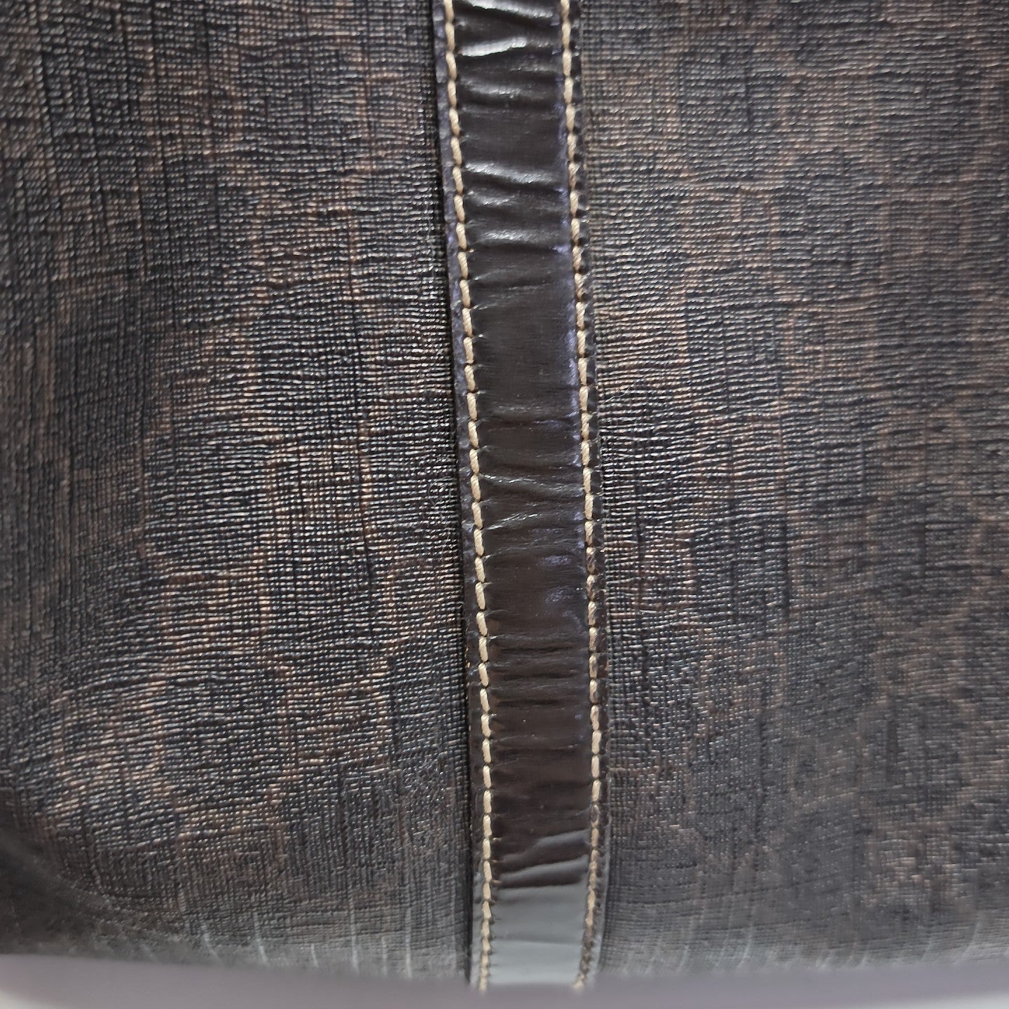 Boston Monogram Coated Canvas Brown