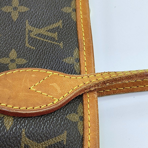 NEVERFULL MM Monogram Coated Canvas Brown