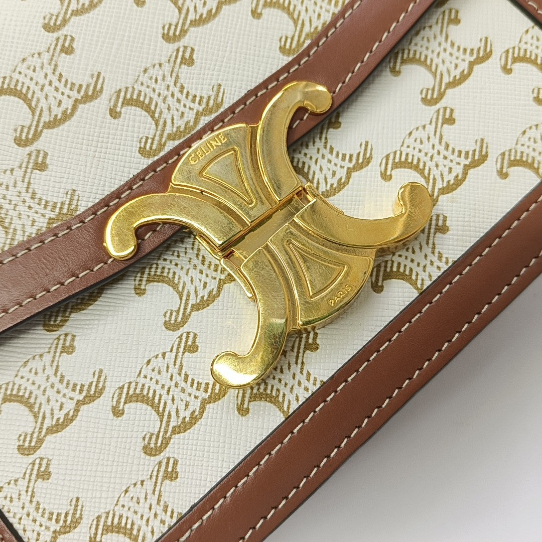 TRIOMPHE Teen Coated Canvas White