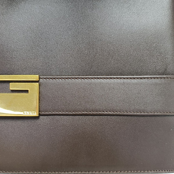 Calfskin Tote Bag Brown