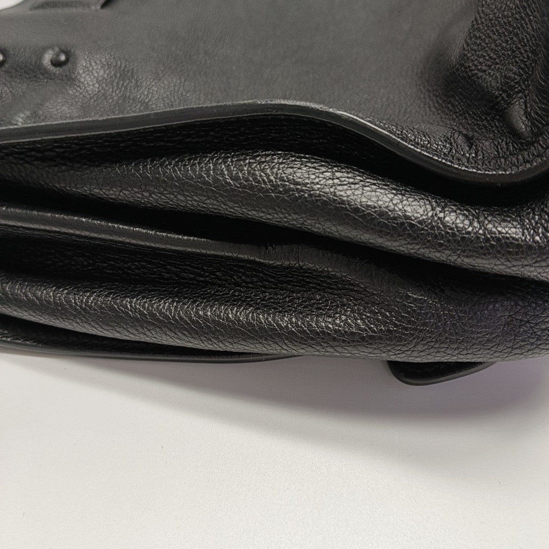 Etiquette Calfskin Black