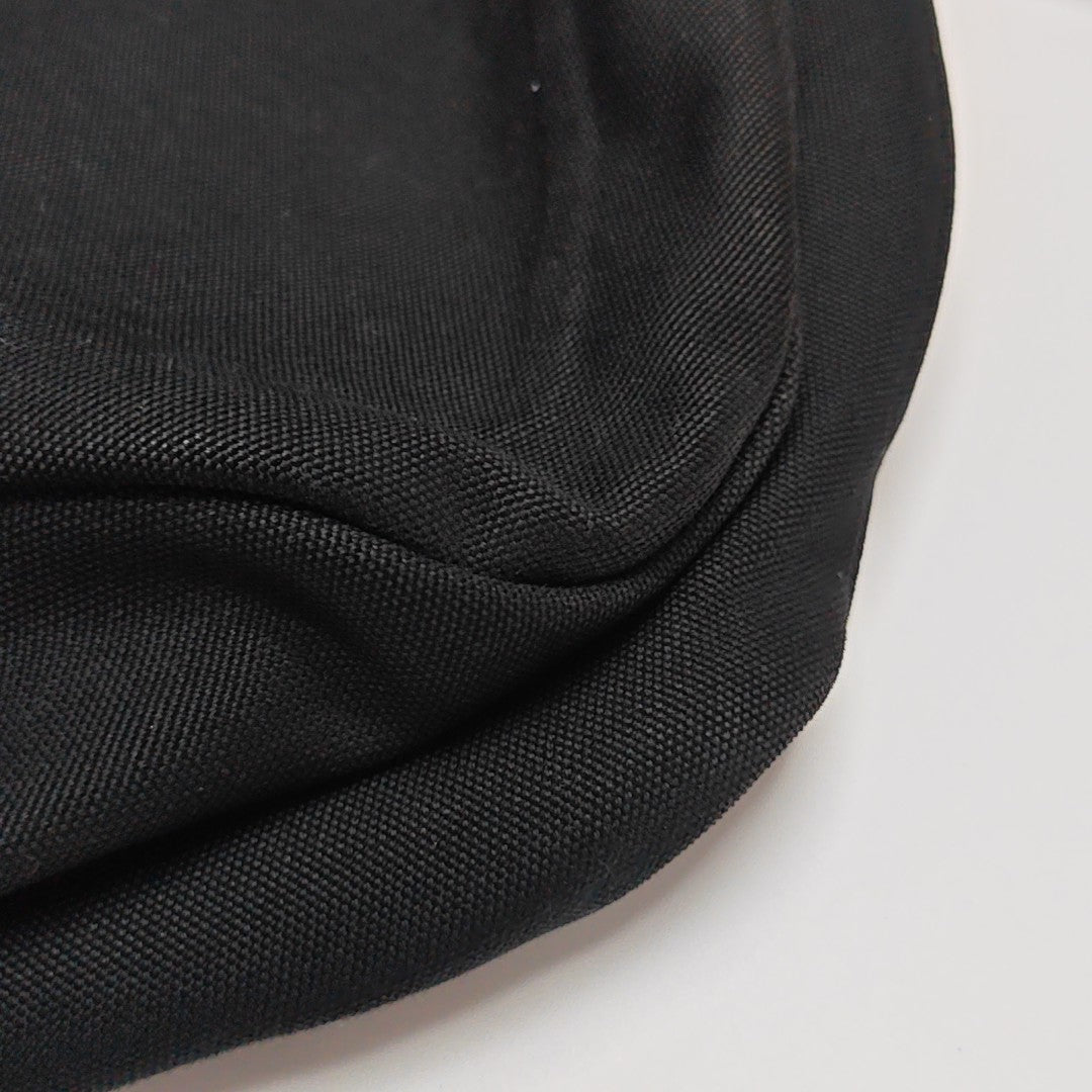 Authenticated pre-owned  Triangle Canvas Black - Shoulder Bag at Looply