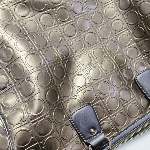 Gancini Calfskin Beige