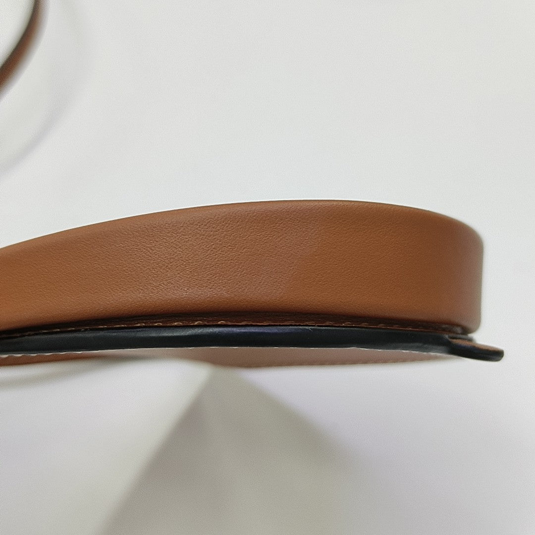 Heel Calfskin Brown