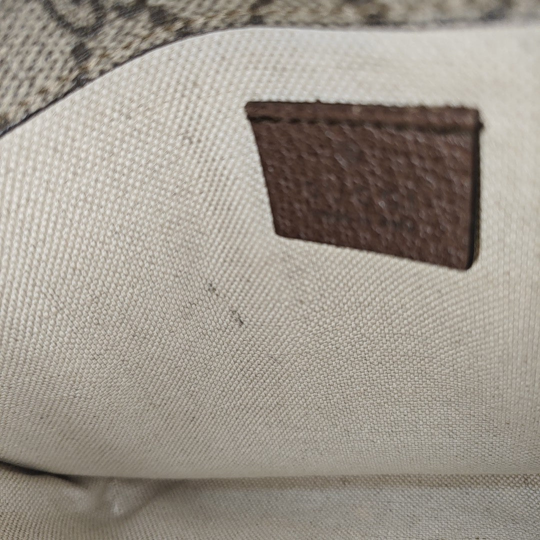 Neo Vintage Monogram Coated Canvas Beige