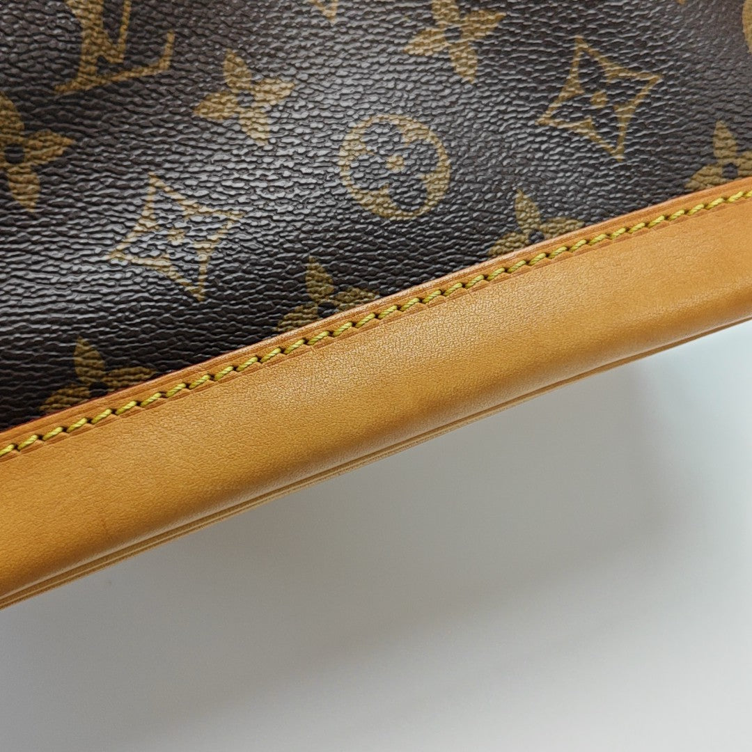 NOÉ BB Monogram Coated Canvas Brown