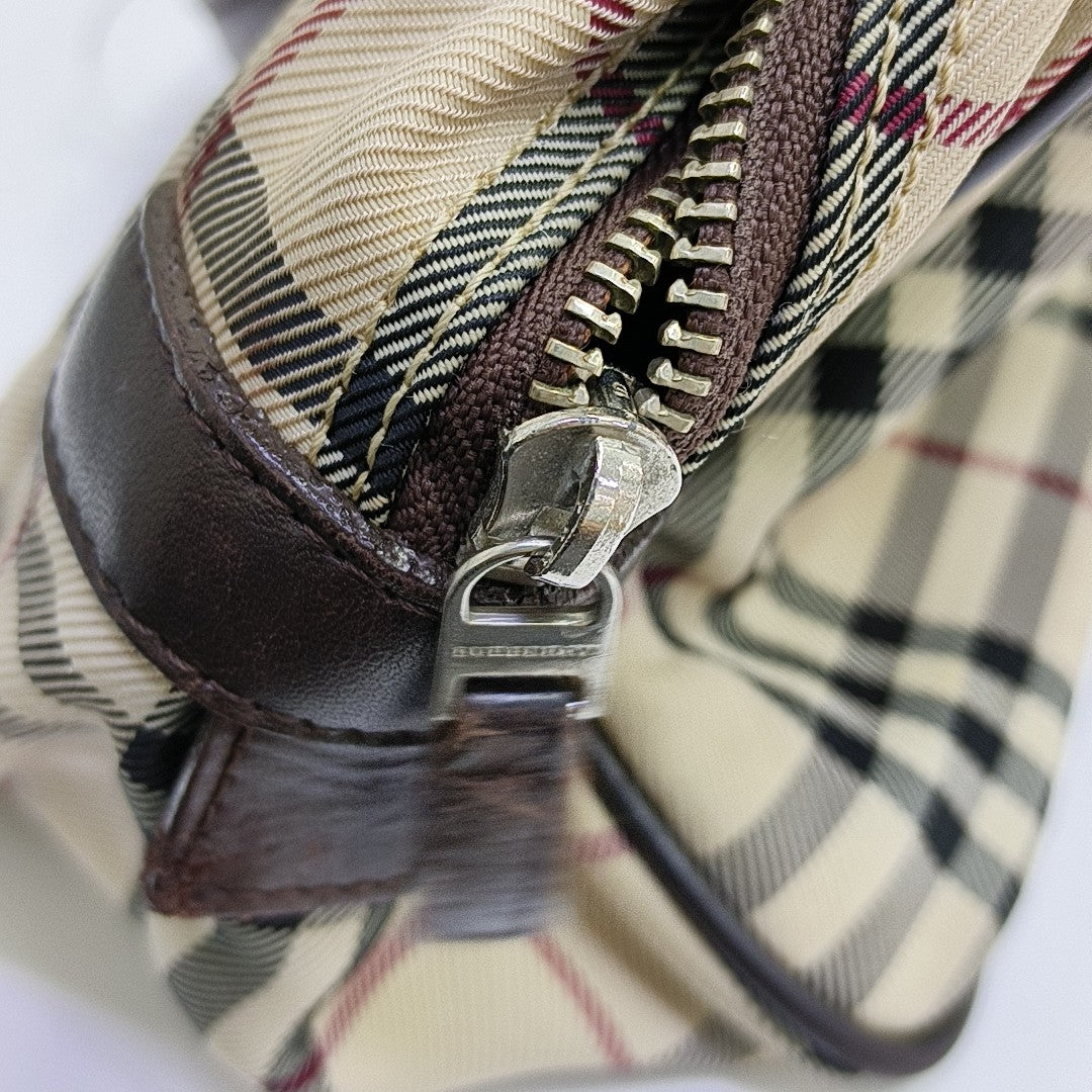 Canvas Top Handle Bag Beige
