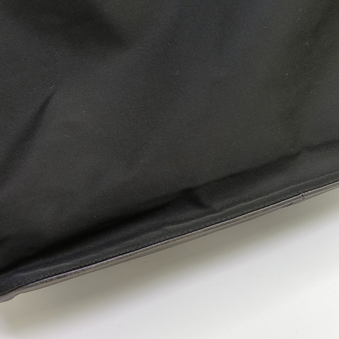 Nylon Shoulder Bag Black