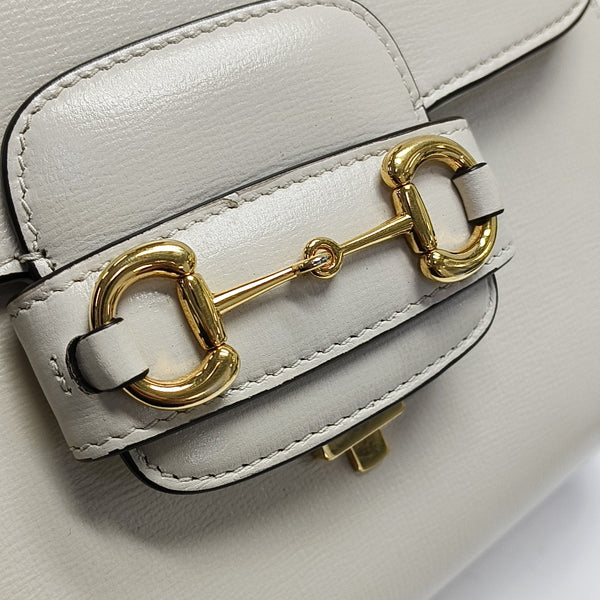 Horsebit 1955 Small Calfskin White