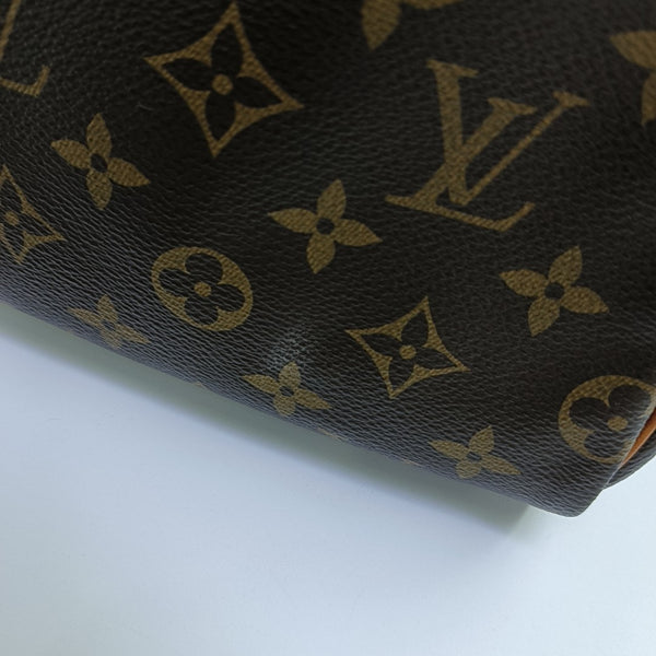 SPEEDY 25 Monogram Coated Canvas Brown